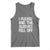 Funny I Flexed And The Sleeves Fell Of Tank Top Workout Gymer Shadow Text