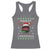 Funny Smokey Christmas Grilling Racerback Tank Top BBQ Meat Father's Day