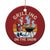 Funny Xmas Grilling Santa Christmas Ornament Grilling On The Snow - Wonder Print Shop