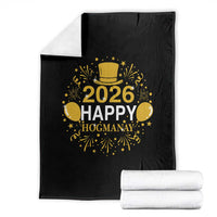 Scottish New Year 2026 Throw Blanket Happy Hogmanay NYE Party - Wonder Print Shop