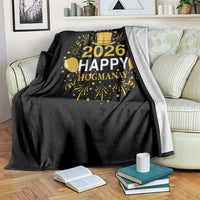 Scottish New Year 2026 Throw Blanket Happy Hogmanay NYE Party - Wonder Print Shop