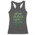 Funny Ohio Skibidi Gyatt Sigma Rizz St Patrick's Day Racerback Tank Top Shamrock