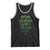 Funny Ohio Skibidi Gyatt Sigma Rizz St Patrick's Day Tank Top Shamrock