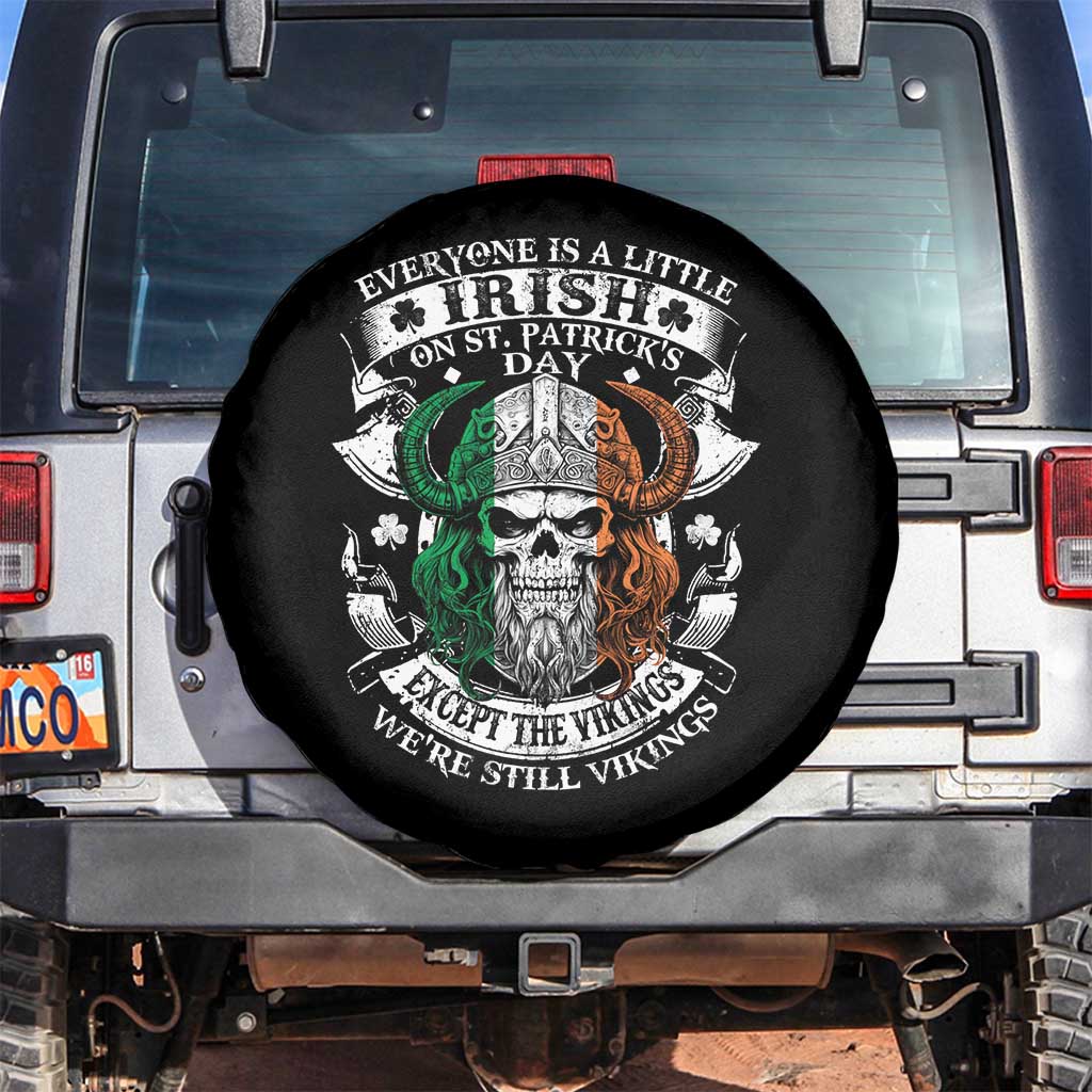 Funny Irish Viking Spare Tire Cover Everyone Is A Little Irish On St Patrick's Day