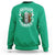 Funny Irish Viking Sweatshirt Everyone Is A Little Irish On St Patrick's Day