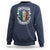 Funny Irish Viking Sweatshirt Everyone Is A Little Irish On St Patrick's Day