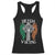 Irish Viking Racerback Tank Top Vintage Shamrock Celtic Viking Skull