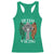 Irish Viking Racerback Tank Top Vintage Shamrock Celtic Viking Skull