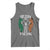 Irish Viking Tank Top Vintage Shamrock Celtic Viking Skull