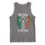 Irish Viking Tank Top Vintage Shamrock Celtic Viking Skull