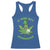 Funny St Patrick's Day Cannabis Weed Racerback Tank Top A Wee Bit Highrish Shamrock