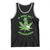 Funny St Patrick's Day Cannabis Weed Tank Top A Wee Bit Highrish Shamrock