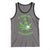 Funny St Patrick's Day Cannabis Weed Tank Top A Wee Bit Highrish Shamrock