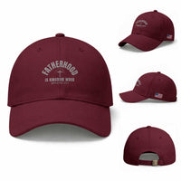 Fatherhood Is Kingdom Work Baseball Cap Christian Dad Father's Day