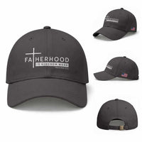 Fatherhood Is Kingdom Work Baseball Cap Christian Dad