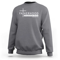 Fatherhood Is Kingdom Work Sweatshirt Christian Dad