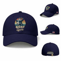 Goat Daddy Baseball Cap Funny Goat Father Retro Vintage