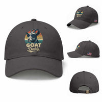 Goat Daddy Baseball Cap Funny Goat Father Retro Vintage