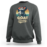 Goat Daddy Sweatshirt Funny Goat Father Retro Vintage