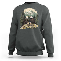 Funny Jackie And Shadow Eagle Family Matching Sweatshirt Eagle Lover - Wonder Print Shop