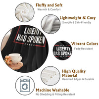 Liberty Has Spoken Funny Basketball Pointing Meme Throw Blanket