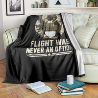 Funny Penguin Flight Was Never An Option Throw Blanket Tactical Penguin Gun Lover
