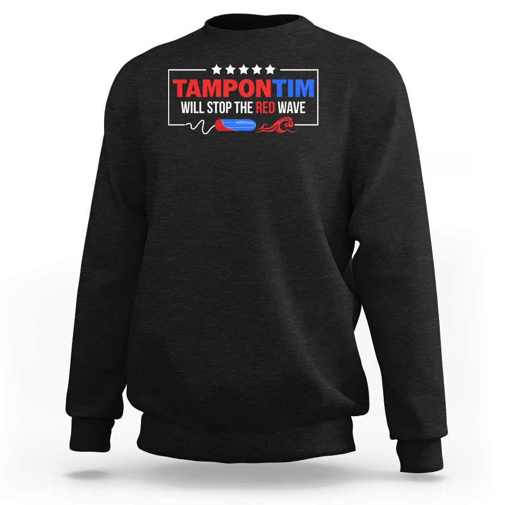 Black crewneck sweatshirt with back graphic text