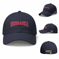 Nebraska Sports Throwback Design Jersey Style Baseball Cap