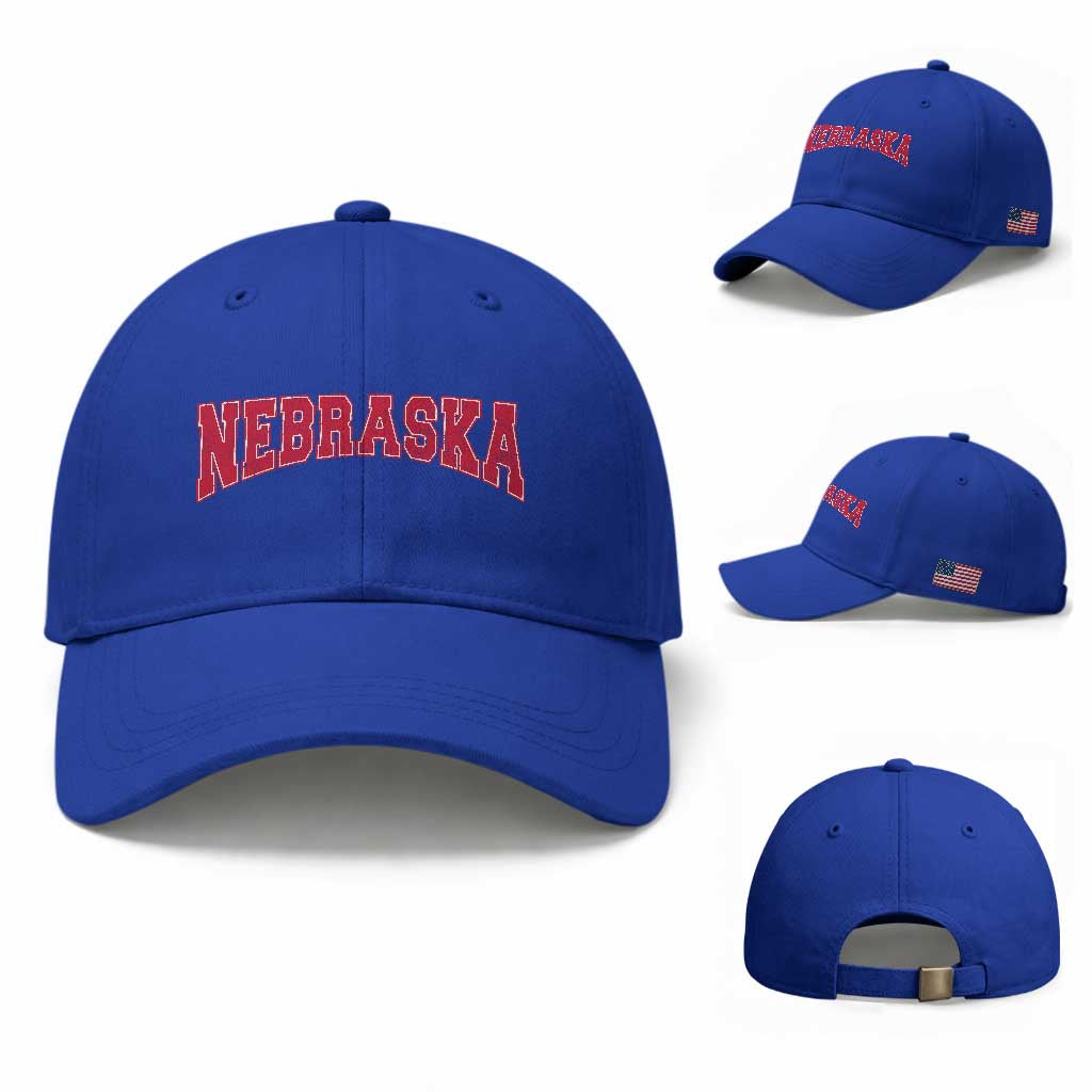 Nebraska Sports Throwback Design Jersey Style Baseball Cap