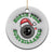 Funny Xmas 3D Inflated Effect Printed Christmas Ornament North Pole Surveillance Santa Camera - Wonder Print Shop