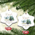 Personalized Engaged 2024 Christmas Ornament Custom Name Mr & Mrs Engagement Snow Forest - Wonder Print Shop