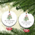 Personalized First Christmas Married 2024 Christmas Ornament Custom Name Couple Xmas Mistletoe - Wonder Print Shop