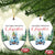 Our First Xmas Together 2024 Car Snow Christmas Ornament - Wonder Print Shop