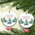 Our First Xmas Together 2024 Car Snow Christmas Ornament - Wonder Print Shop