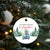 Our First Xmas Together 2024 Car Snow Christmas Ornament - Wonder Print Shop