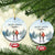 Our First Christmas Together 2024 Snow Christmas Ornament - Wonder Print Shop