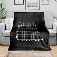 Funny 67 Math Coordinates Christmas Throw Blanket Dabbing Santa Teacher Student Six Seven Meme - Wonder Print Shop