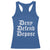 Deny Defend Depose Racerback Tank Top Vintage Text