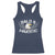 Funny Eagle Bald And Majestic Racerback Tank Top Eagle Grandpa Dad Joke