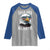 Funny Eagle Bald And Majestic Raglan Shirt American Flag Sunglasses Eagle