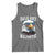 Funny Eagle Bald And Majestic Tank Top American Flag Sunglasses Eagle