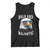 Funny Eagle Bald And Majestic Tank Top American Flag Sunglasses Eagle