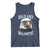 Funny Eagle Bald And Majestic Tank Top American Flag Sunglasses Eagle