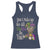 Funny Don't Make Me Go All Voodoo On You Racerback Tank Top Creepy Mardi Gras