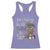 Funny Don't Make Me Go All Voodoo On You Racerback Tank Top Creepy Mardi Gras