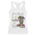 Funny Don't Make Me Go All Voodoo On You Racerback Tank Top Creepy Mardi Gras