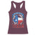 My Blood Types Is Texan Racerback Tank Top Proud American Texan TX Map Bluebonnet