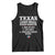 Proud American Texan Tank Top Texas Three Major Food Groups BBQ Tex Mex Chicken