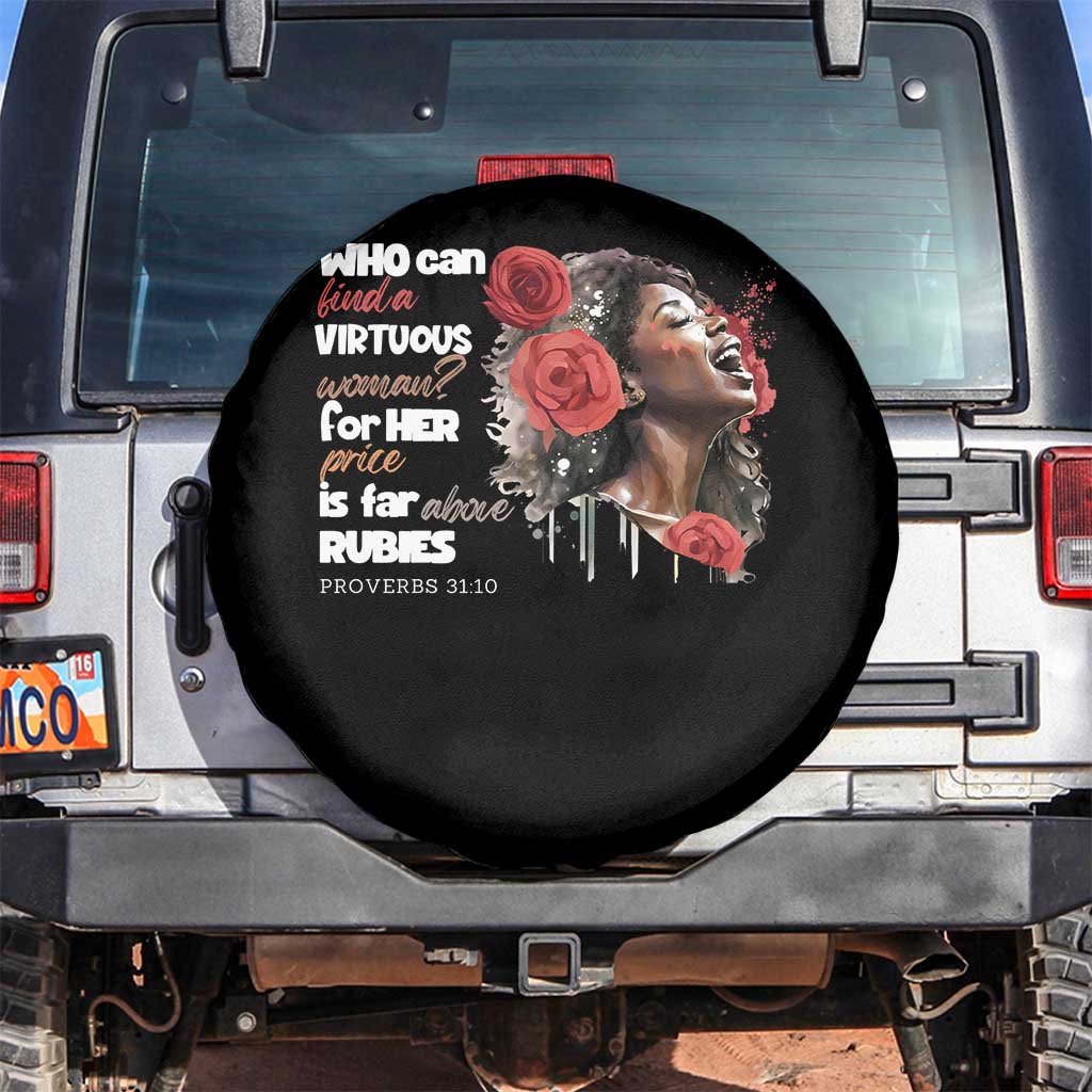 Christian African American Spare Tire Cover Who Can Find A Virtuous Woman