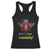 Funny Who's Your Crawdaddy Racerback Tank Top Crawfish Beads Mardi Gras